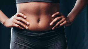 what does a pcos belly look like